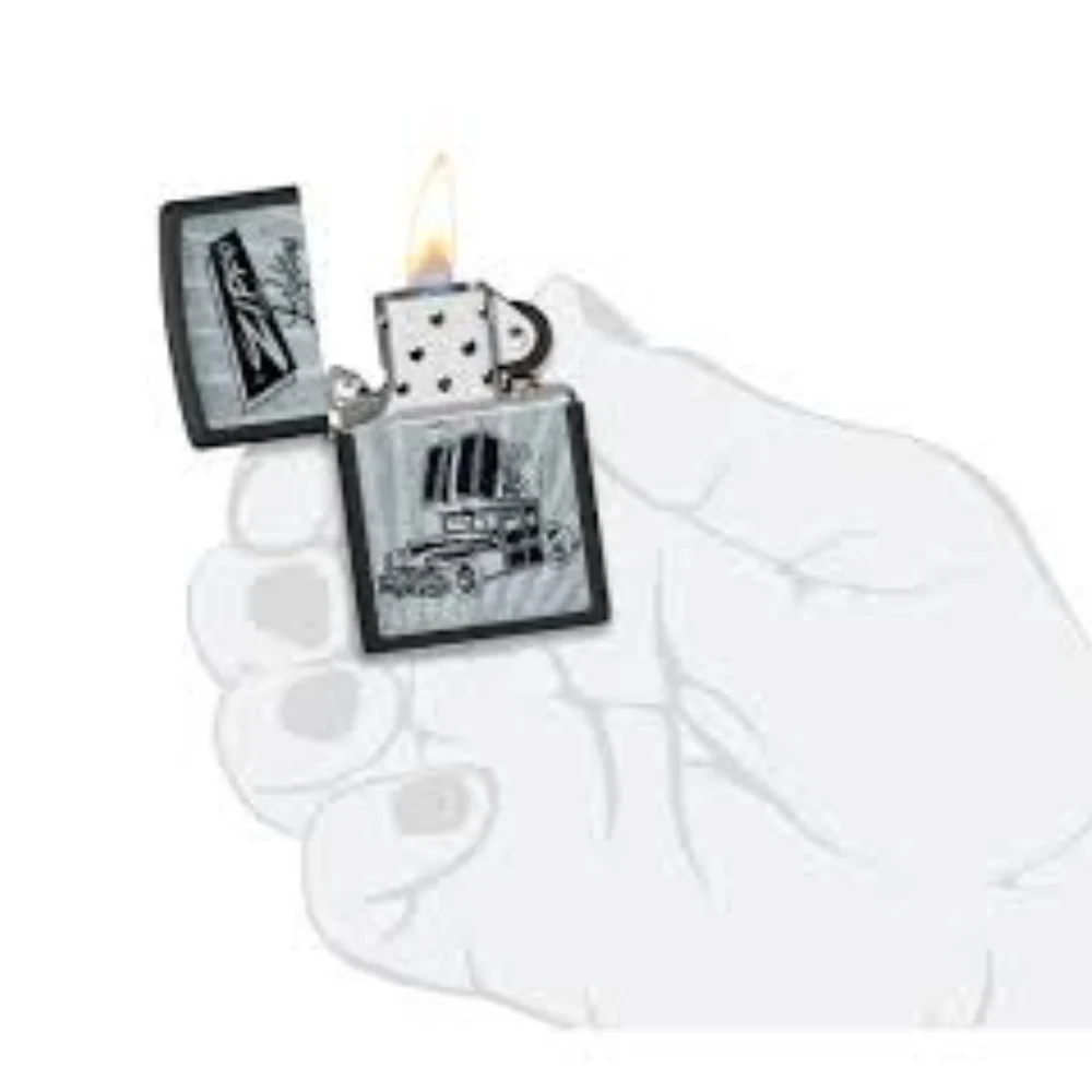 ENCENDEDOR ZIPPO CARRO NEGRO - Image 2