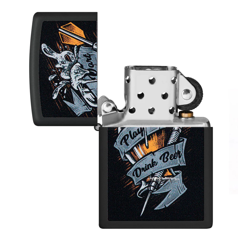 ENCENDEDOR ZIPPO CERVEZA NEGRO - Image 2