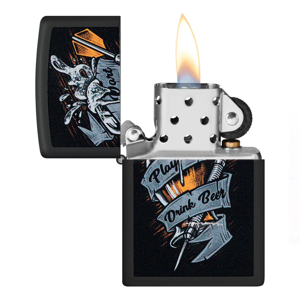 ENCENDEDOR ZIPPO CERVEZA NEGRO - Image 3