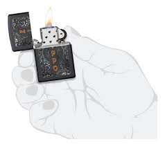 ENCENDEDOR ZIPPO FILIGRANA NEGRO - Image 2