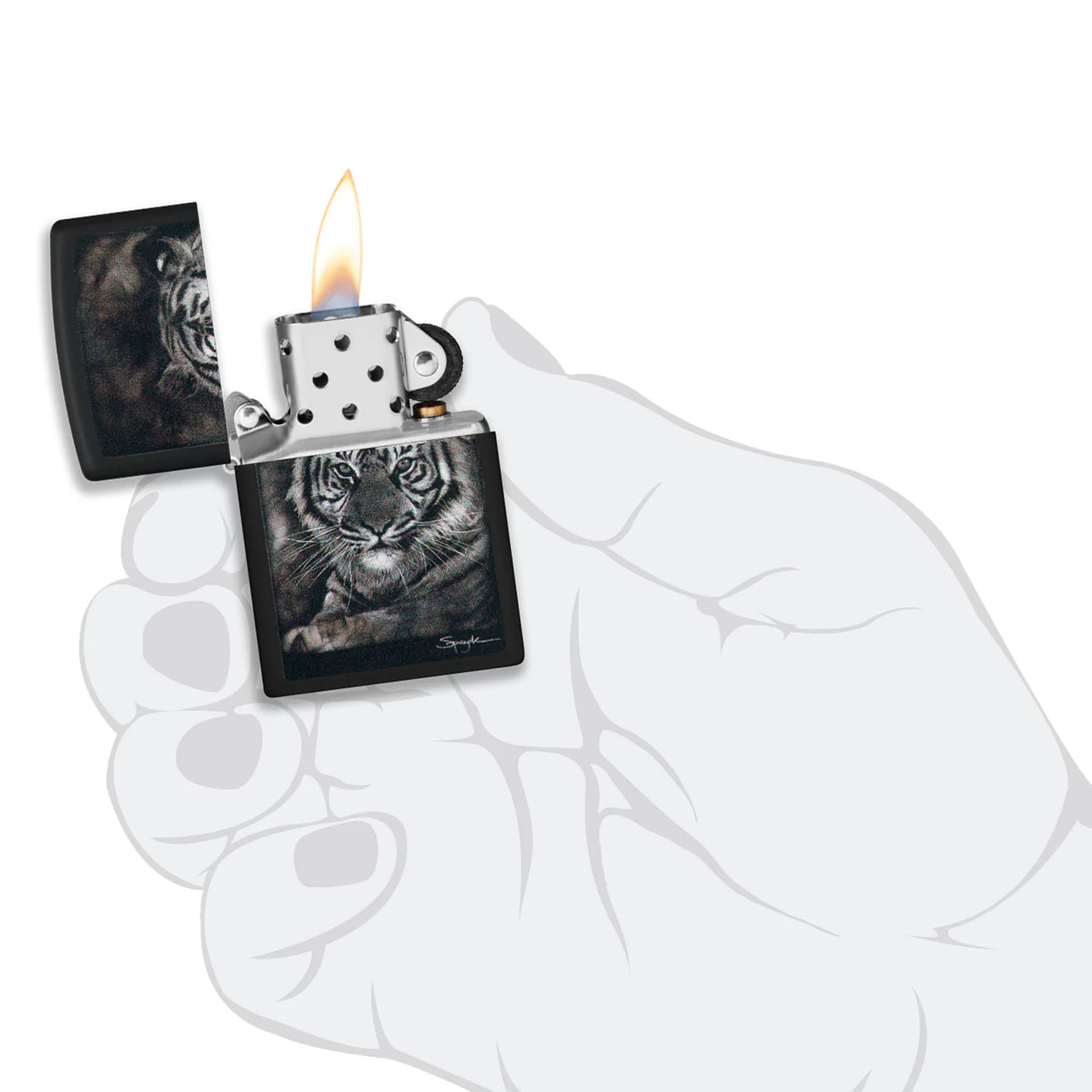 ENCENDEDOR ZIPPO TIGRE SPAZUK - Image 2
