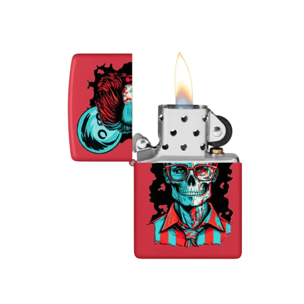 ENCENDEDOR ZIPPO ZOMBIE ROJO 46242 - Image 2