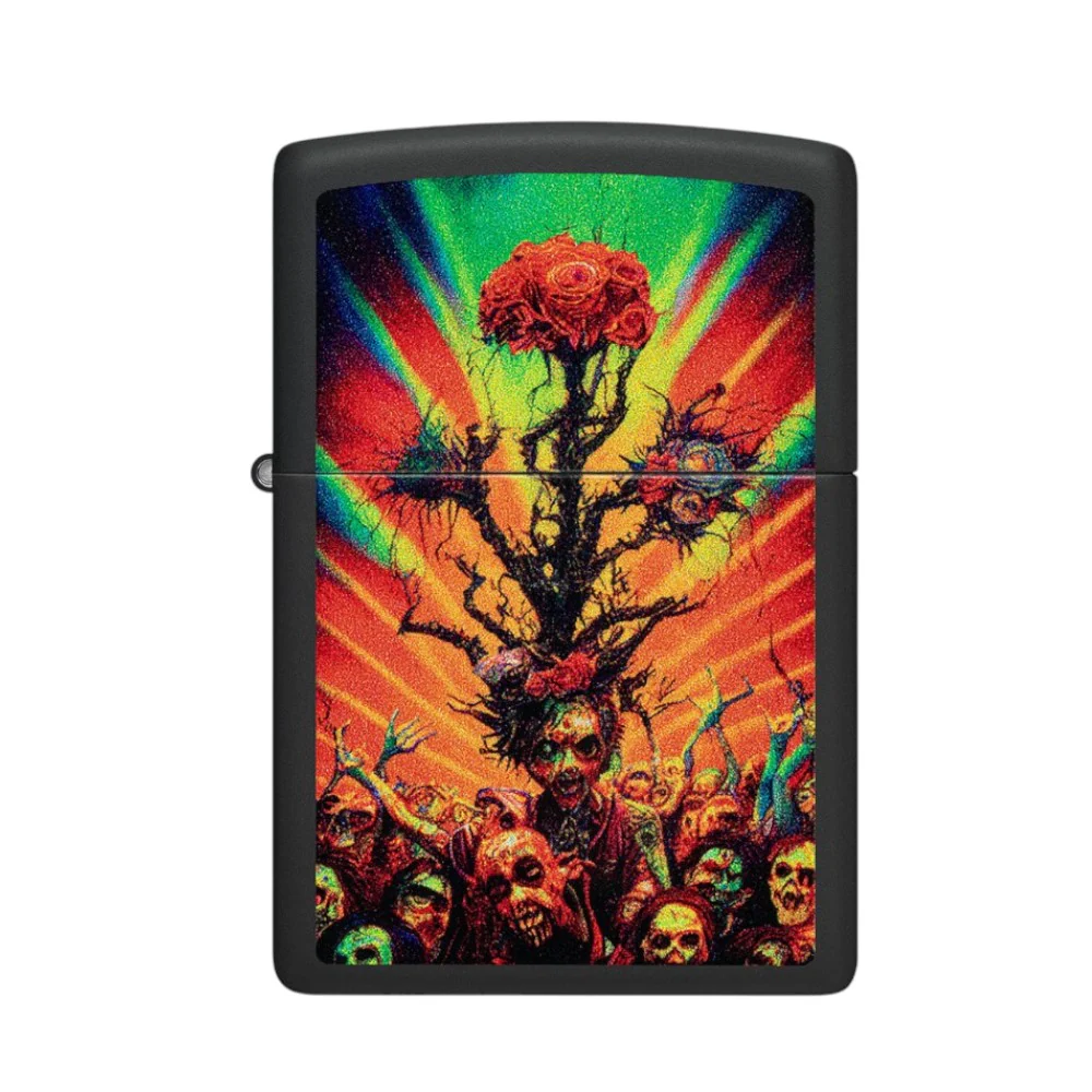 ENCENDEDOR ZIPPO ZOMBIES FLORES 48956
