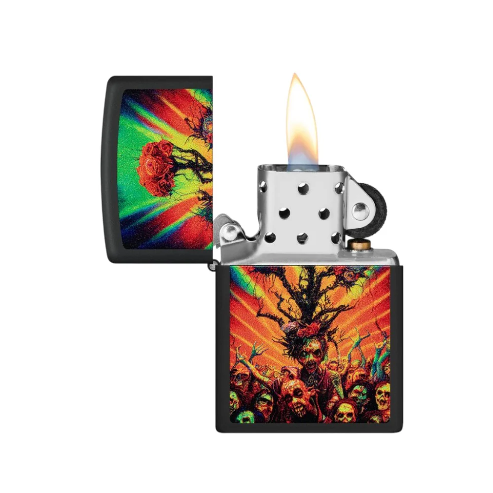 ENCENDEDOR ZIPPO ZOMBIES FLORES 48956 - Image 2