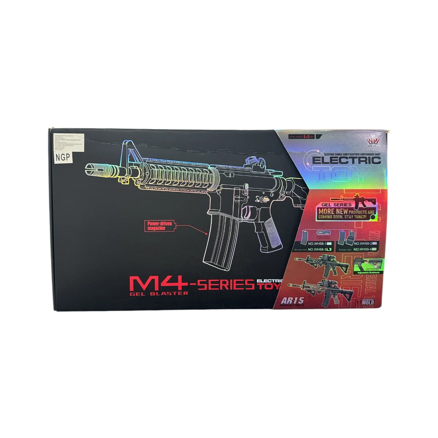 FUSIL HIDROGEL M4 SERIES TOYS WH58-3 - Image 3