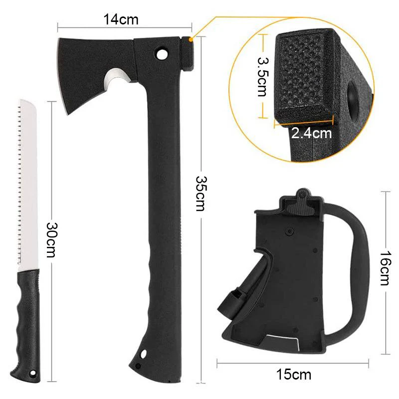 HACHA CUCHILLO SILBATO Y PEDERNAL VTR 367 - Image 3