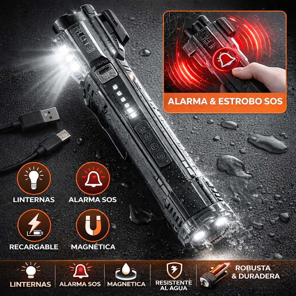 Linterna 10 en 1 con Power Bank - Image 3