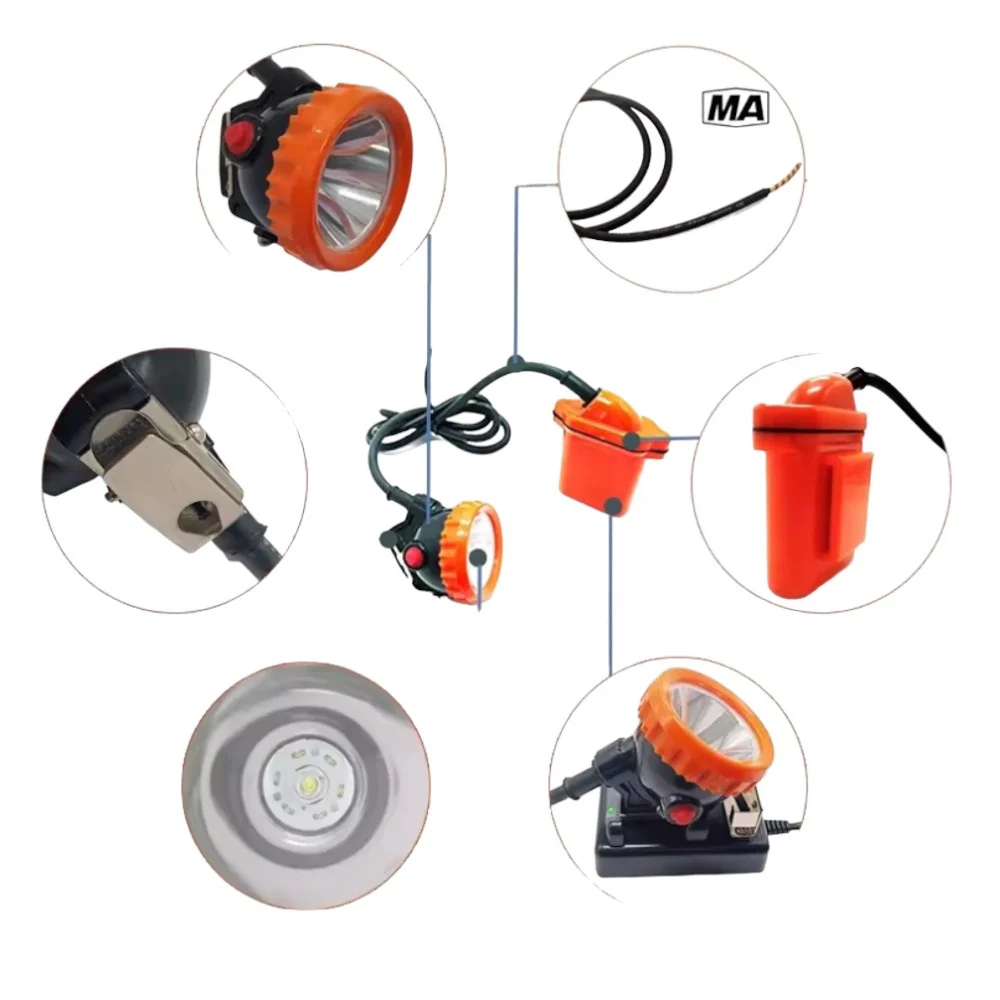 LINTERNA LED SAFETY NARANJA KL8M - Image 3