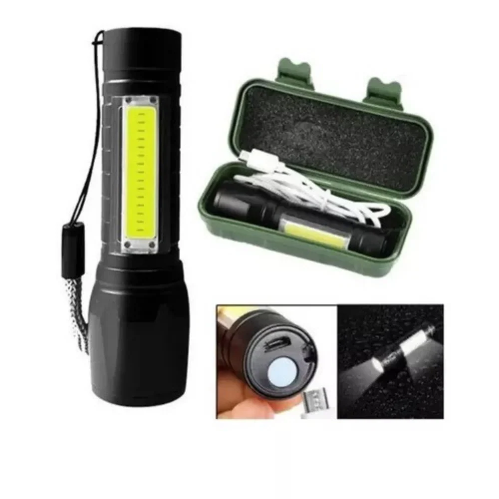 LINTERNA RECARGABLE USB VTR 878