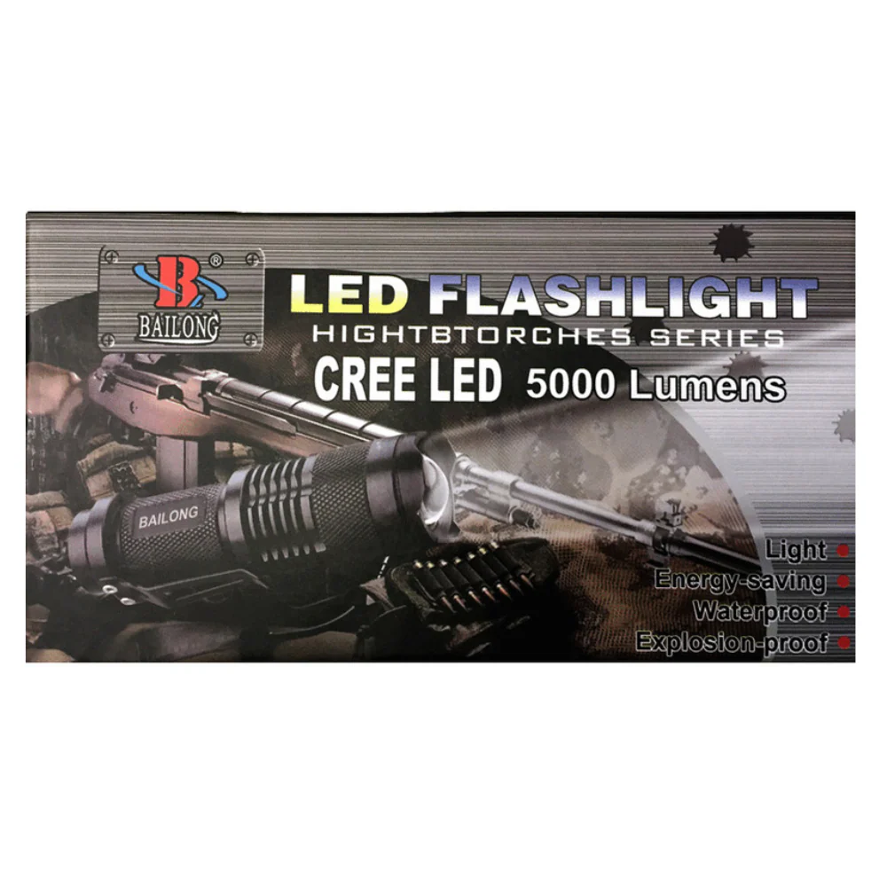 LINTERNA RECARGABLE 5000 LUMENS VTR-197 - Image 5