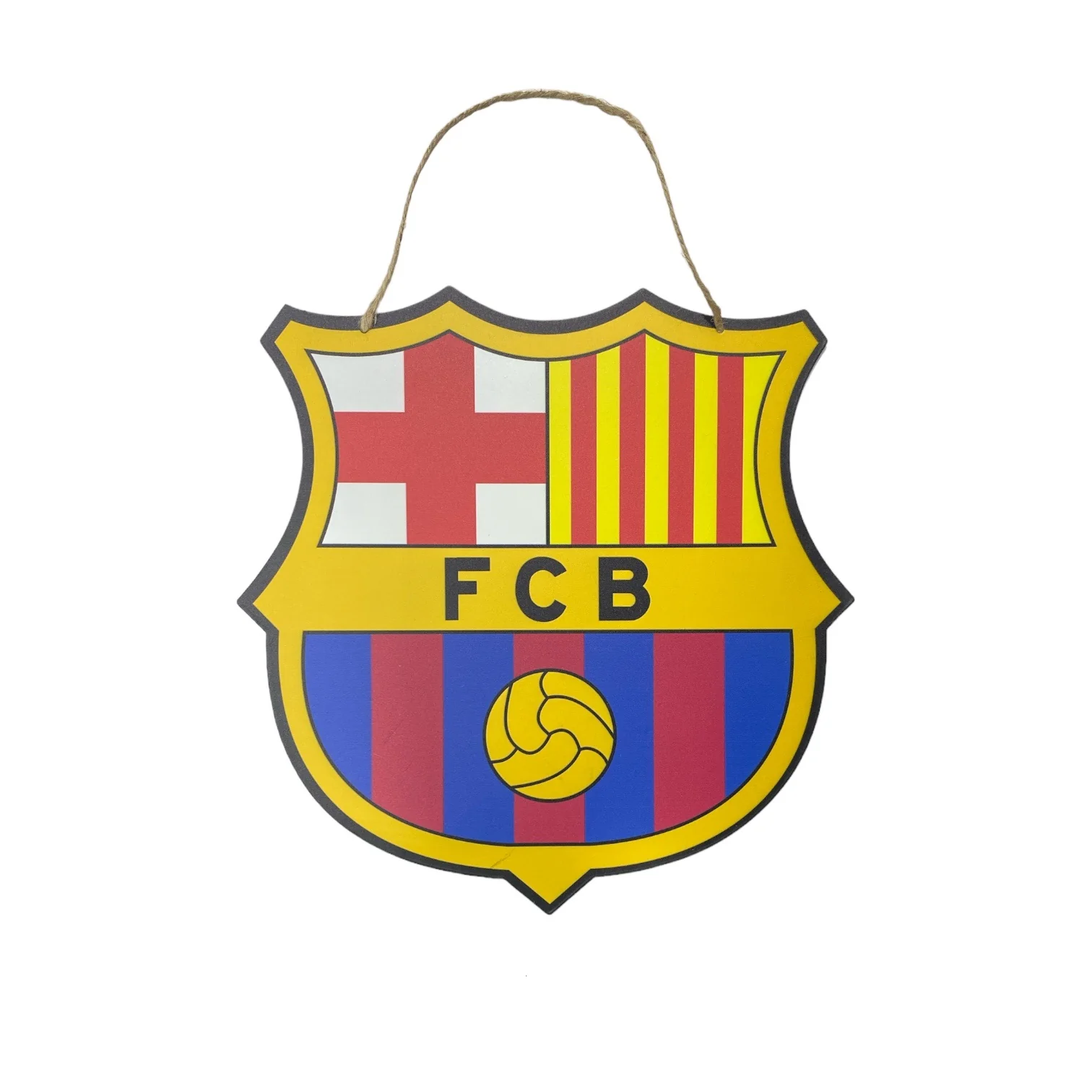 PLACA DECORATIVA METÁLICA FCB VTR 459