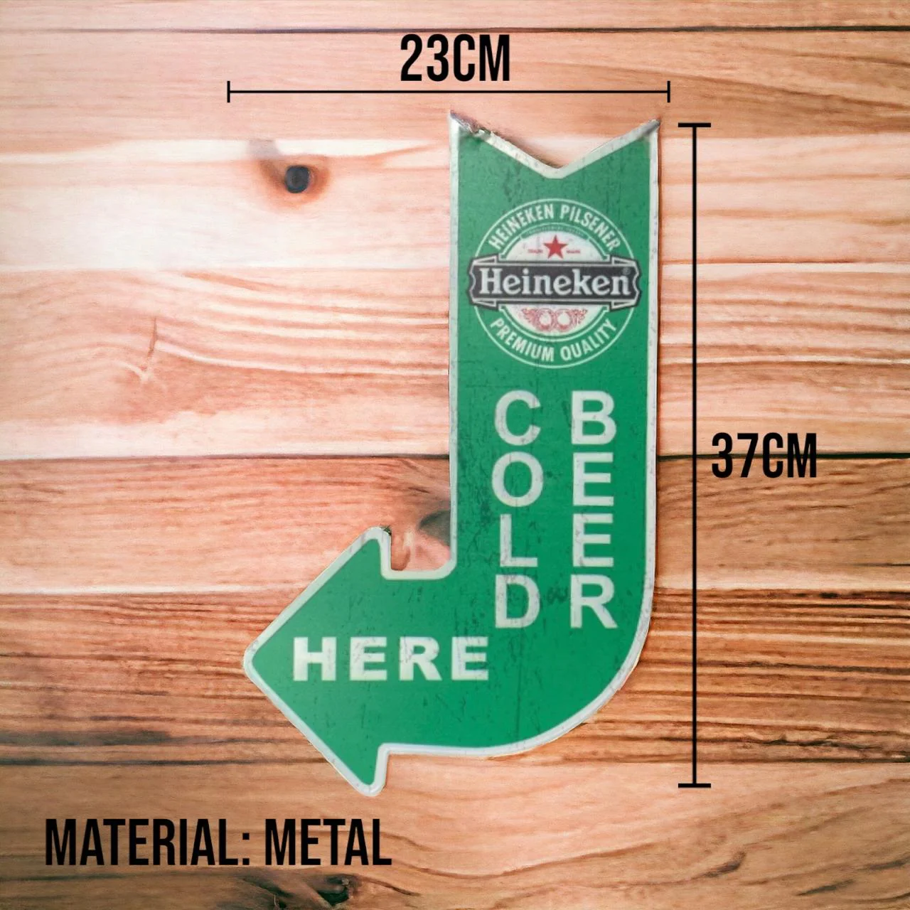 PLACA DECORATIVA HEINEKEN VTR 463