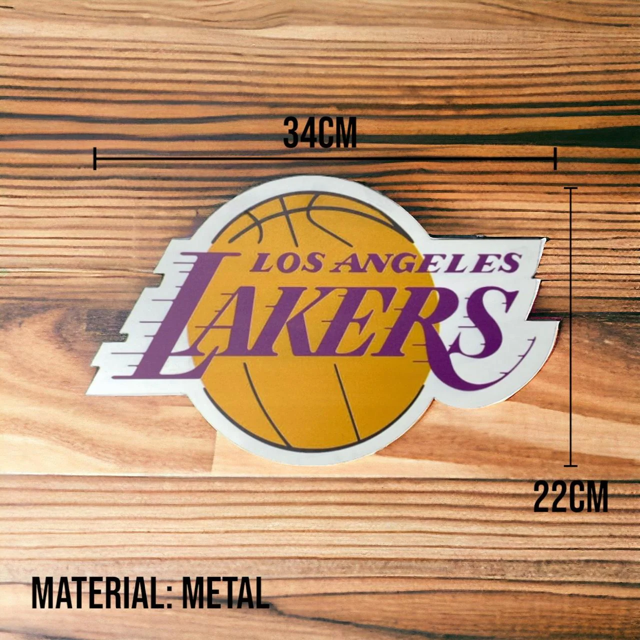 PLACA DECORATIVA LAKERS VTR 449