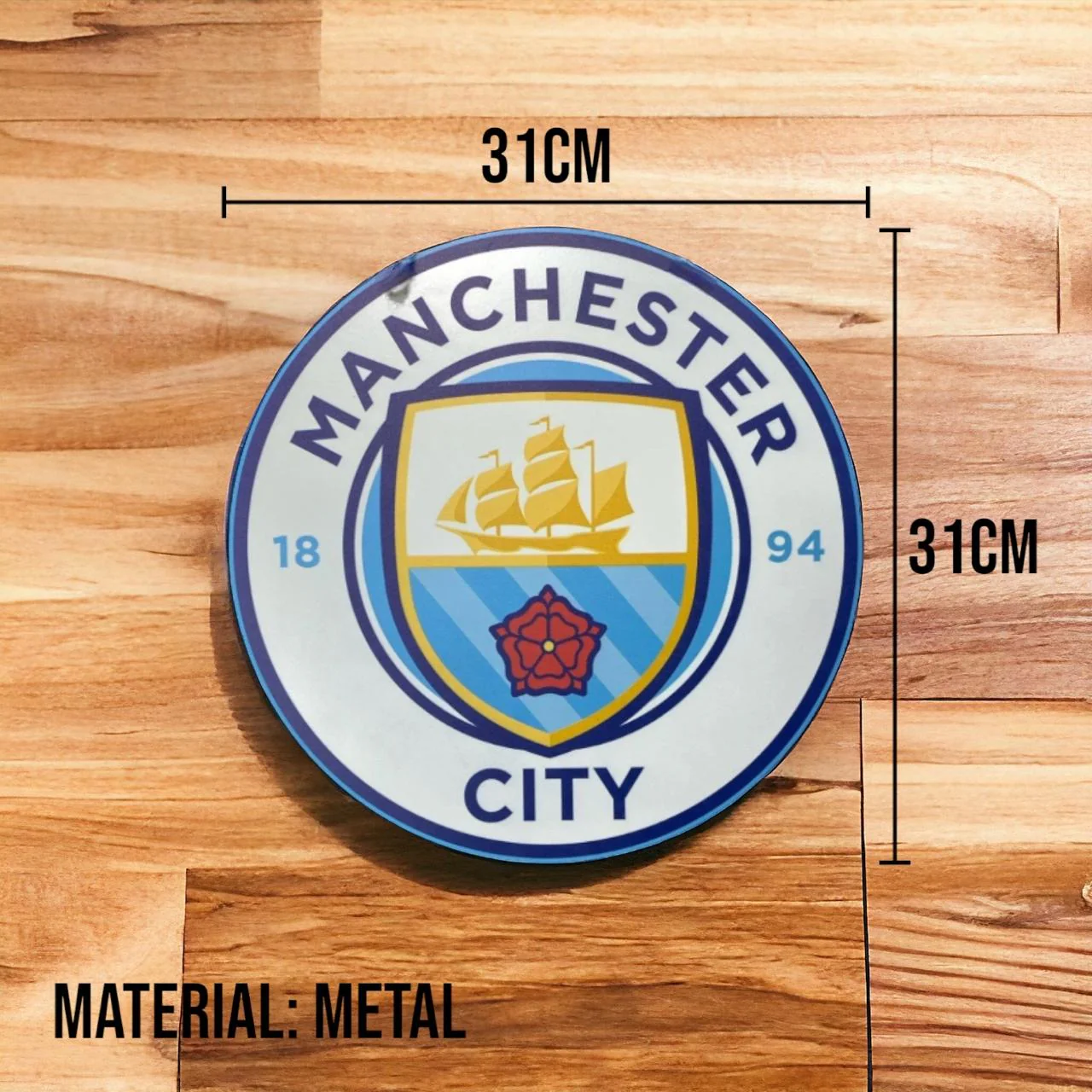 PLACA DECORATIVA MÁNCHESTER VTR 456