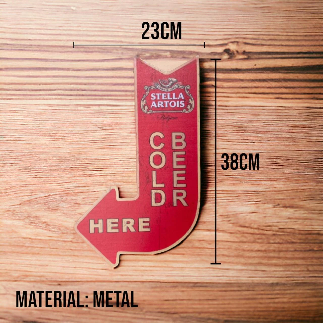 PLACA DECORATIVA STELLA ARTOIS VTR 464