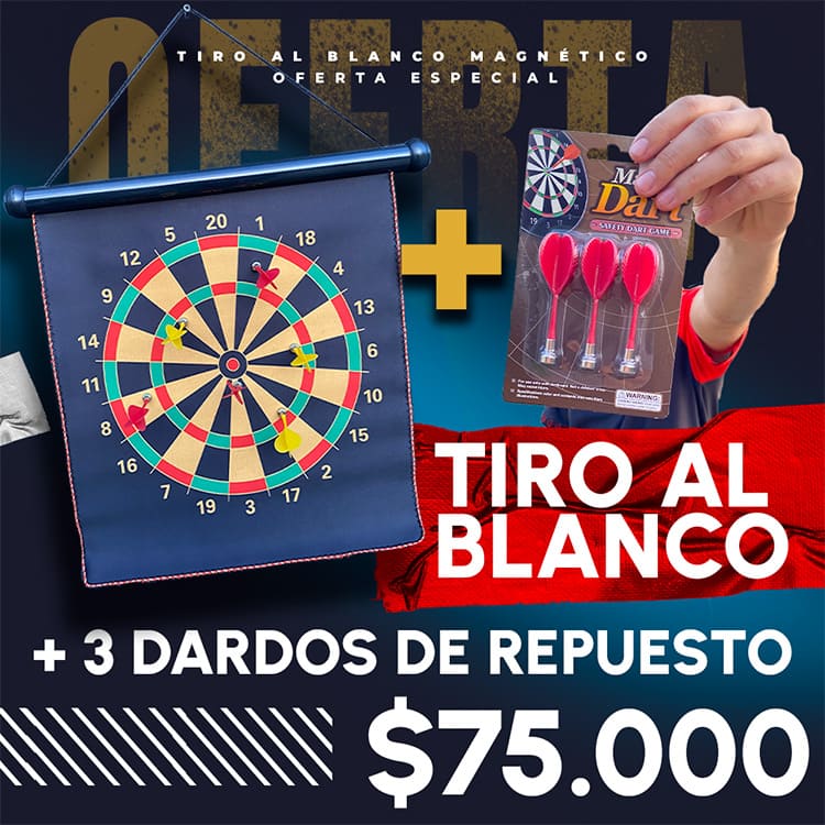 Promoción Tiro al Blanco + Repuesto dardo