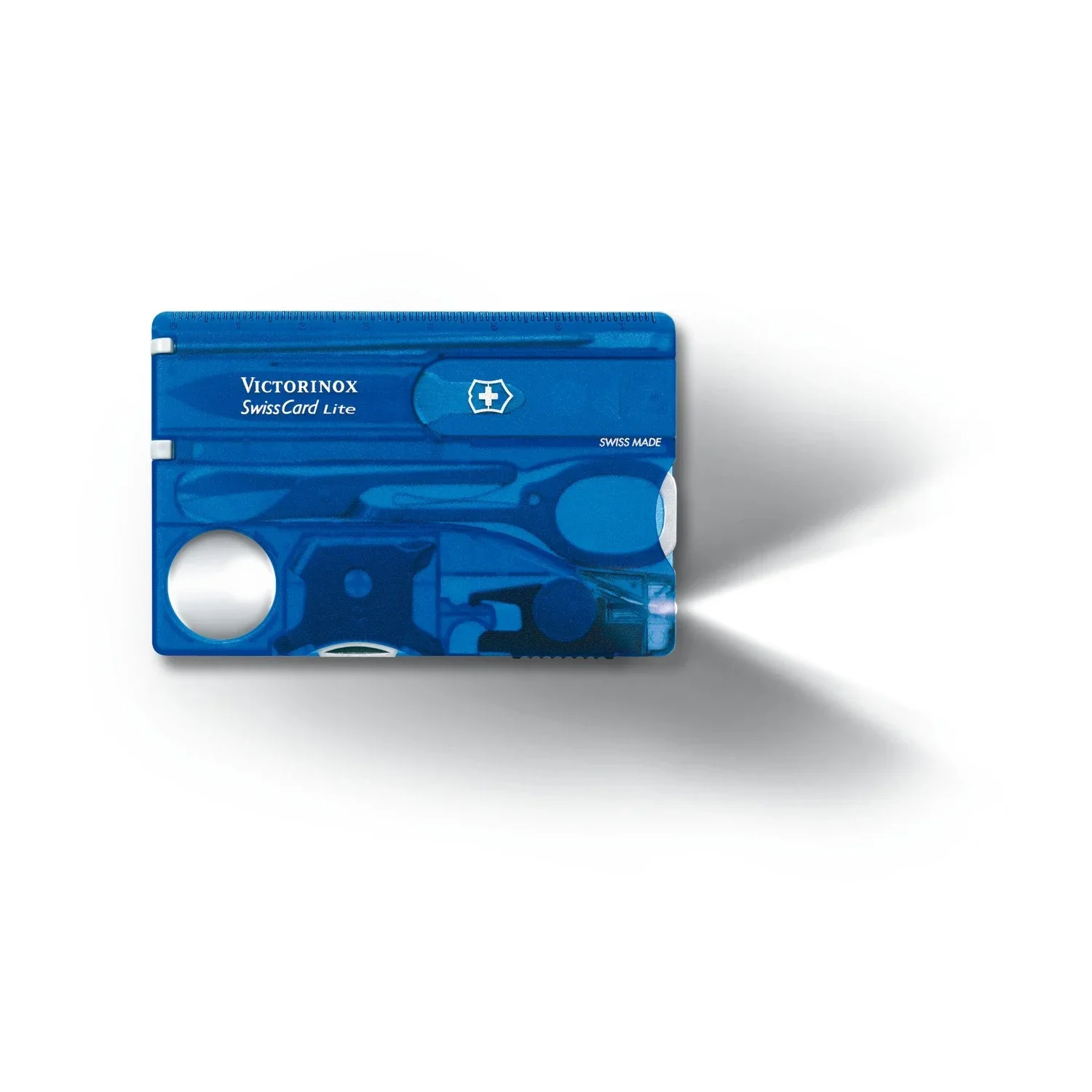 SWISSCARD LITE VICTORINOX AZUL TRANSPARENTE 0.7322.T2