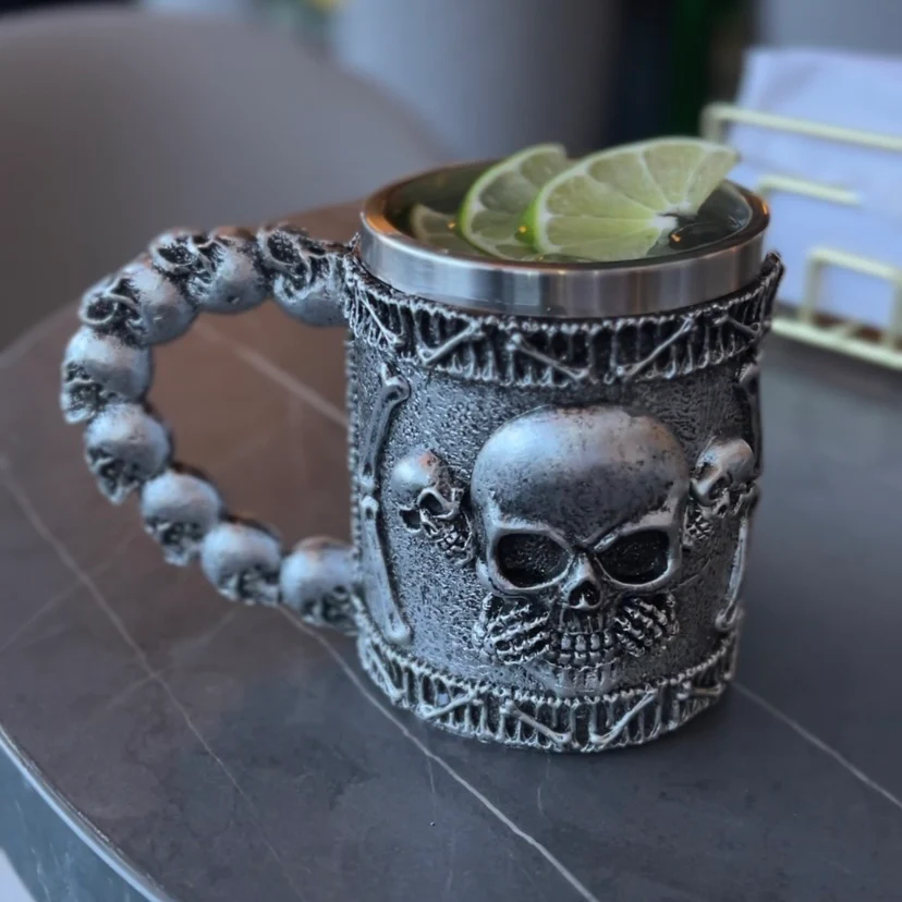 VASO CALAVERA PLATEADA VTR 600 - Image 2