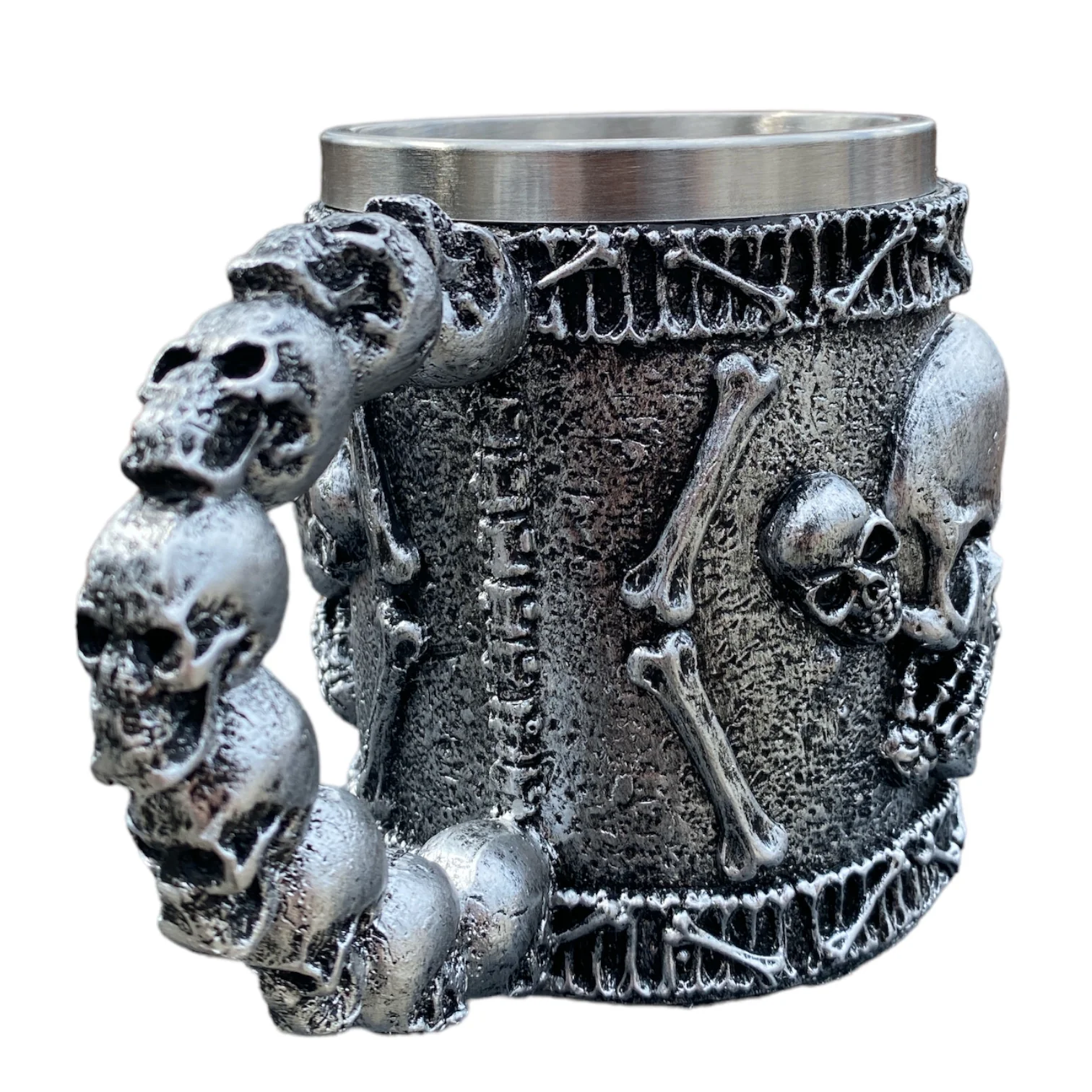 VASO CALAVERA PLATEADA VTR 600 - Image 4